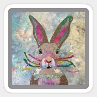 Alice's Rabbit with tie dye Sticker